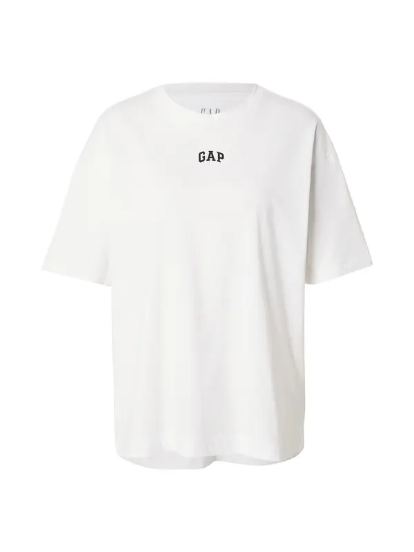 GAP GAP Široka majica  crna / bijela