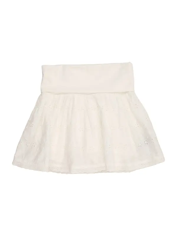 GAP GAP Suknja 'EYELET'  bijela
