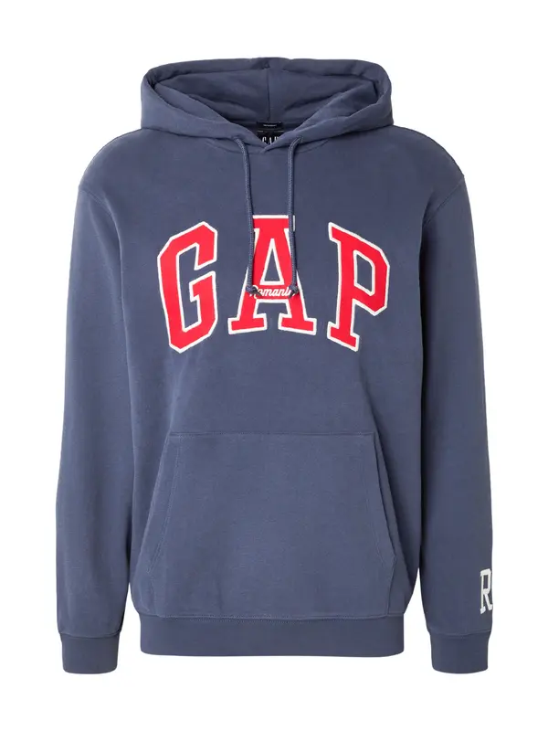 GAP GAP Sweater majica 'CLSC'  safirno plava / svijetlo crvena / bijela