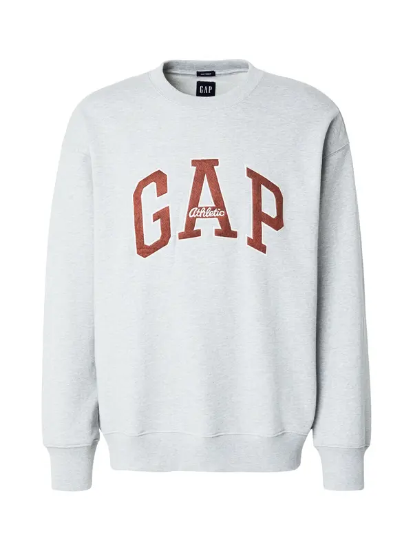 GAP GAP Sweater majica  čokolada / svijetlosiva / bijela