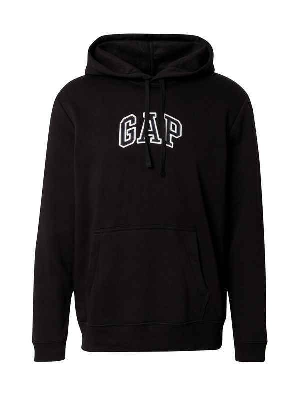 GAP GAP Sweater majica  crna / bijela