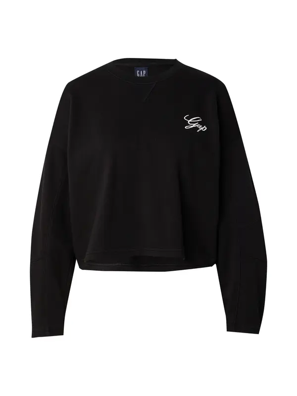 GAP GAP Sweater majica  crna / bijela