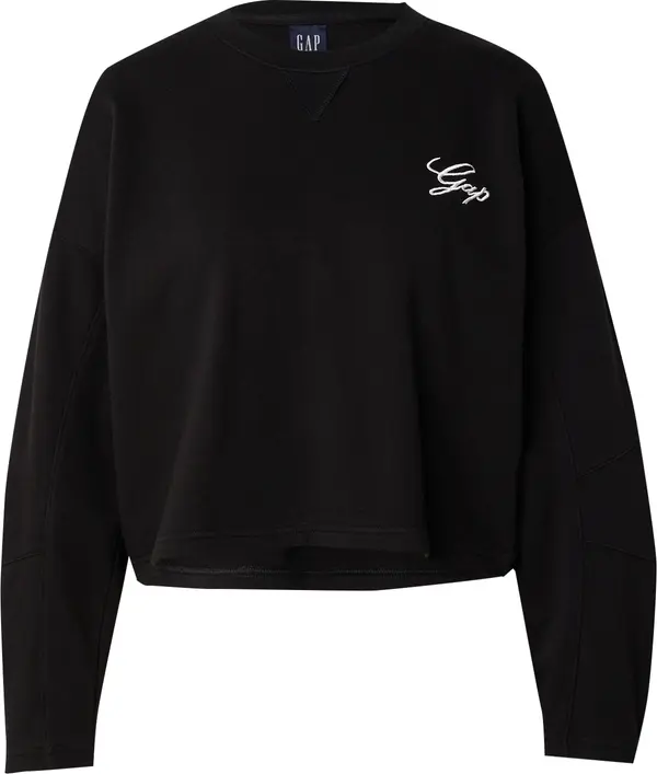 GAP GAP Sweater majica  crna / bijela