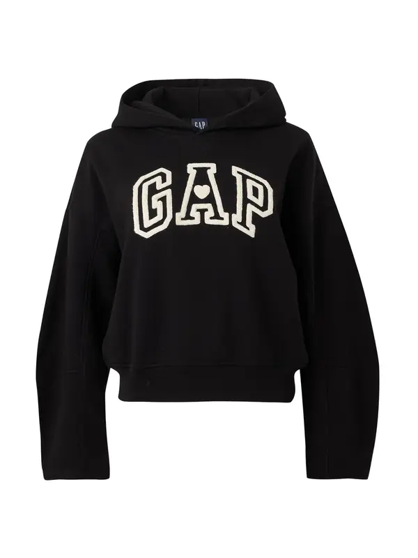 GAP GAP Sweater majica  crna