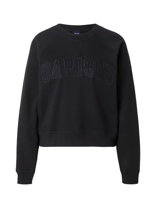 GAP GAP Sweater majica  crna