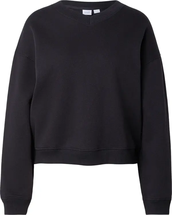 GAP GAP Sweater majica  crna