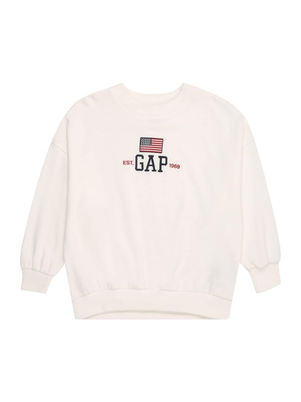 GAP GAP Sweater majica  crvena / crna / bijela