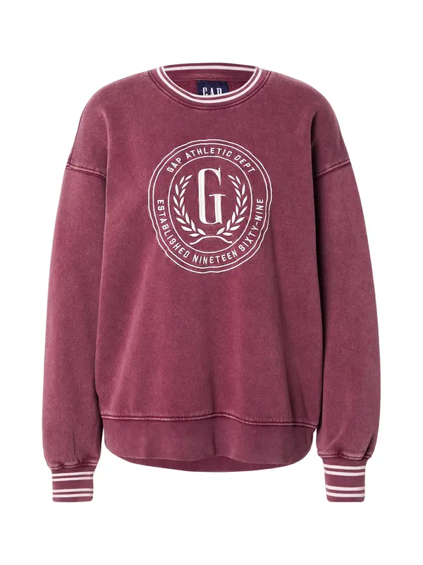 GAP GAP Sweater majica  crvena ljubičasta / bijela
