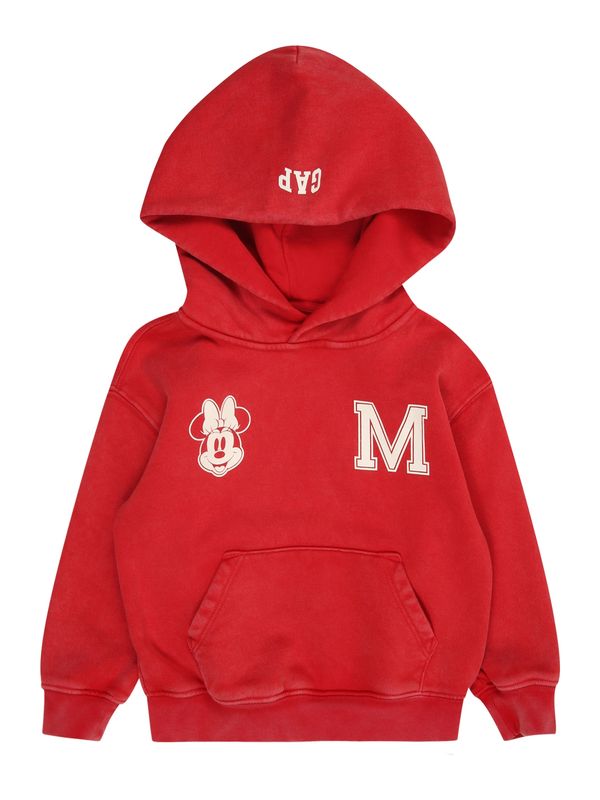 GAP GAP Sweater majica 'DIS FAMILY'  svijetlo crvena / bijela