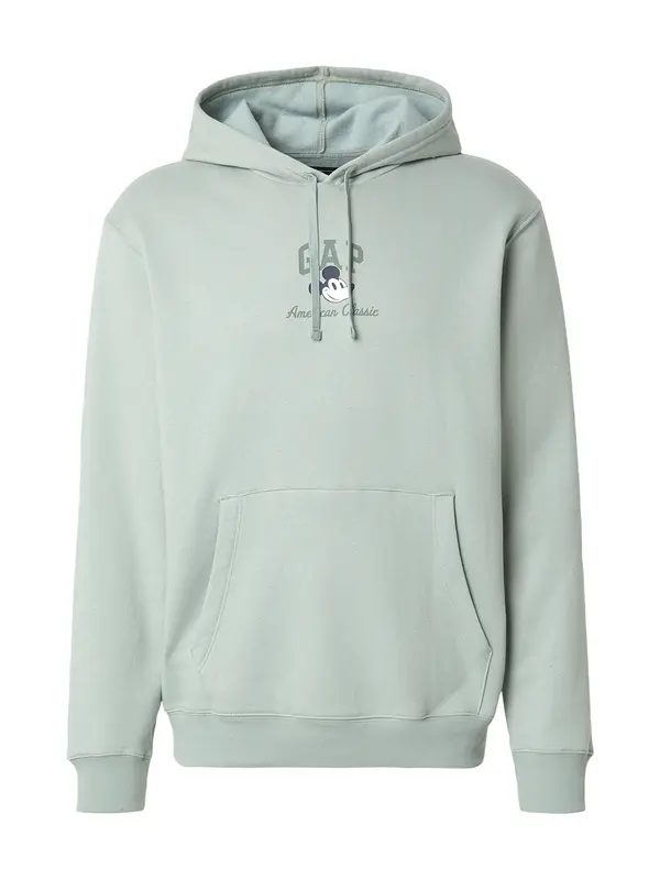 GAP GAP Sweater majica 'DISNEY X GAP'  zelena / menta / crna / bijela