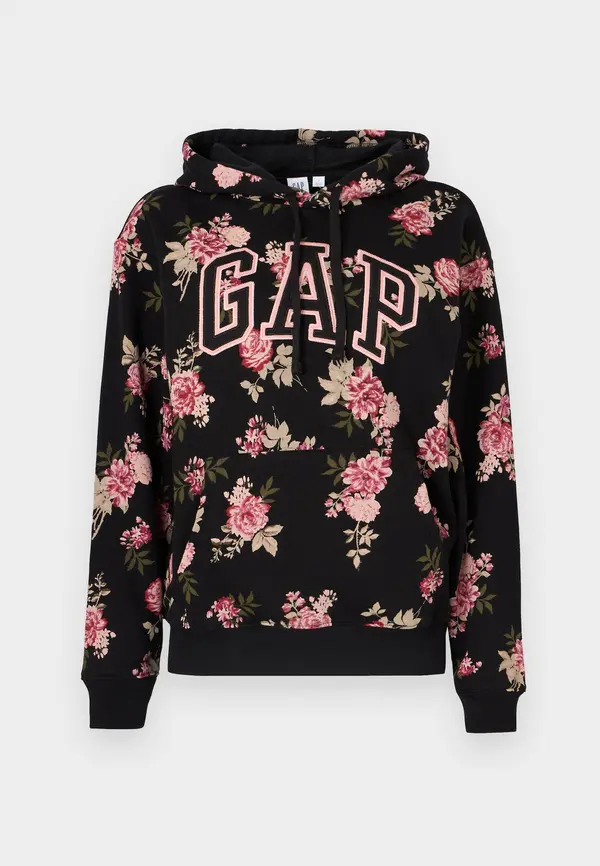 GAP GAP Sweater majica 'HERITAGE'  bež / kaki / roza / crna