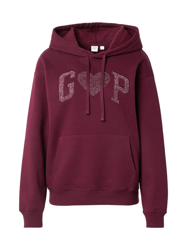 GAP GAP Sweater majica 'HERITAGE'  bordo