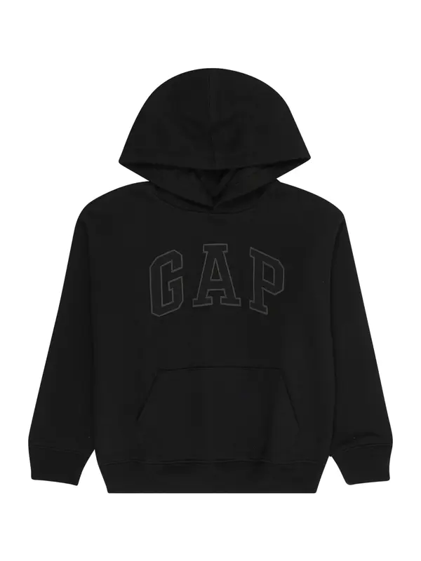 GAP GAP Sweater majica 'HERITAGE'  grafit siva / crna