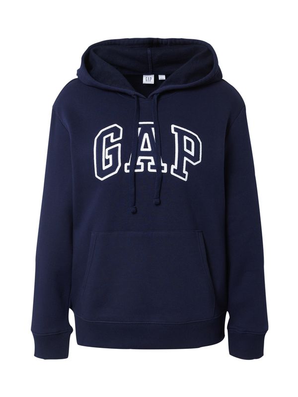 GAP GAP Sweater majica 'HERITAGE'  mornarsko plava / bijela