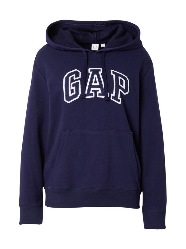GAP GAP Sweater majica 'HERITAGE'  mornarsko plava / bijela