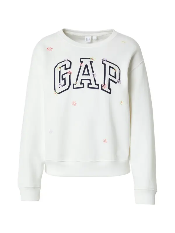 GAP GAP Sweater majica 'HERITAGE'  mornarsko plava / lavanda / roza / bijela