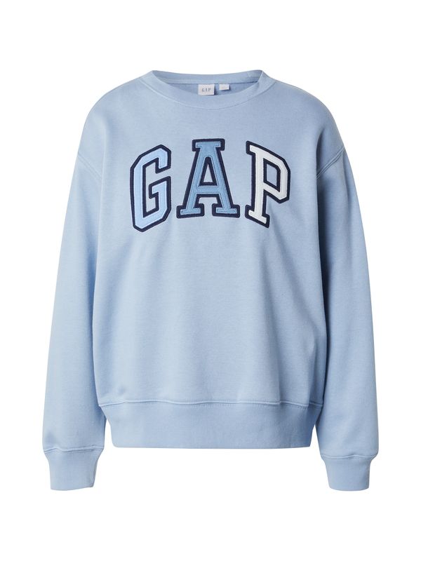 GAP GAP Sweater majica 'HERITAGE'  morsko plava / kraljevsko plava / svijetloplava / bijela