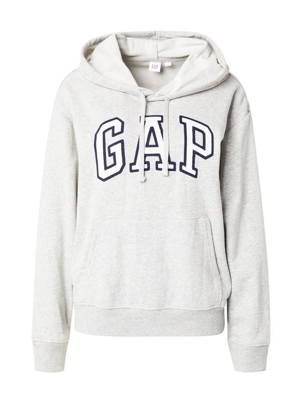 GAP GAP Sweater majica 'HERITAGE'  morsko plava / siva melange