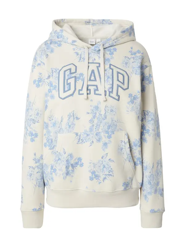 GAP GAP Sweater majica 'HERITAGE'  opal / svijetloplava / bijela