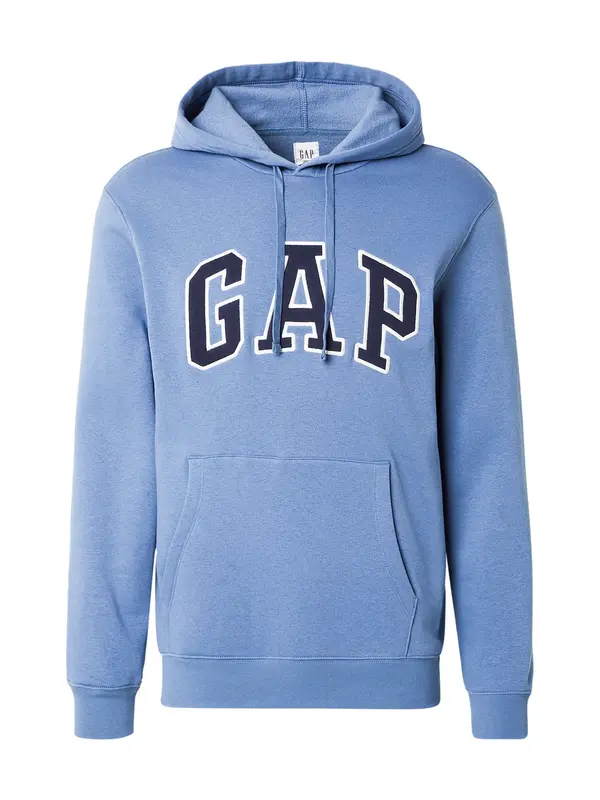 GAP GAP Sweater majica 'HERITAGE'  plava / mornarsko plava / bijela