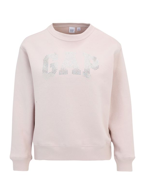 GAP GAP Sweater majica 'HERITAGE'  roza / srebro