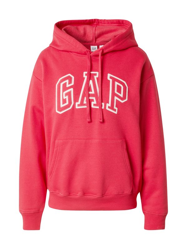 GAP GAP Sweater majica 'HERITAGE'  ružičasta / bijela