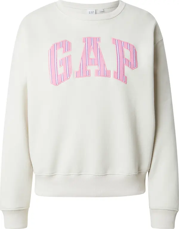 GAP GAP Sweater majica 'HERITAGE'  svijetlobež / roza
