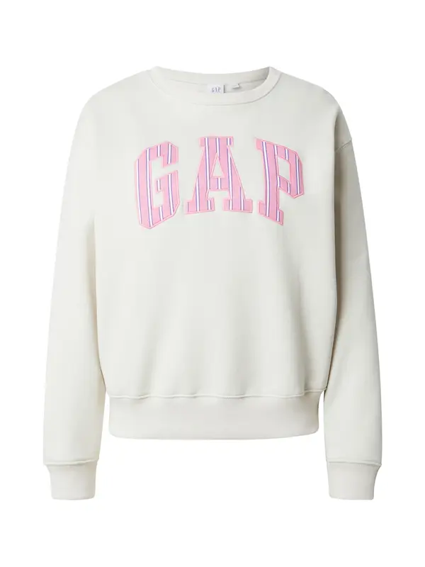 GAP GAP Sweater majica 'HERITAGE'  svijetlobež / roza