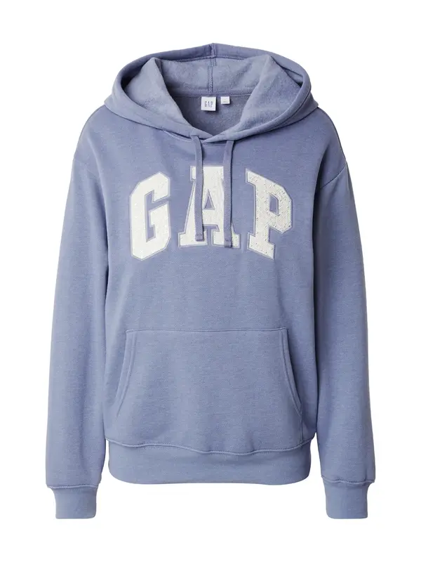 GAP GAP Sweater majica 'HERITAGE'  svijetloplava / bijela