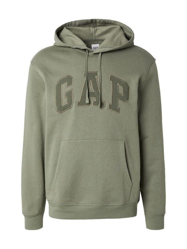 GAP GAP Sweater majica 'HERITAGE'  zelena