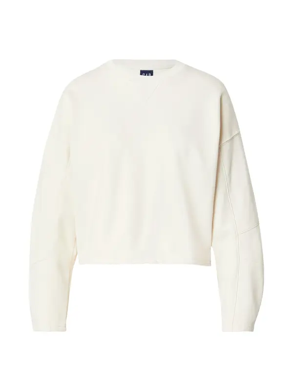 GAP GAP Sweater majica 'HORSESHOE'  vuneno bijela