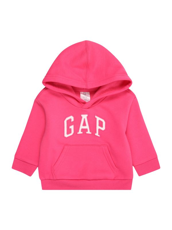 GAP GAP Sweater majica  ljubičasto crvena / bijela