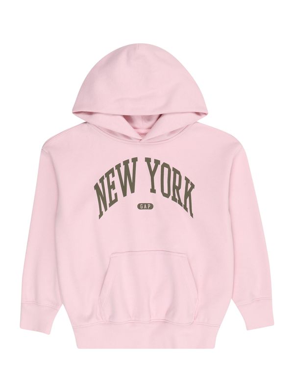 GAP GAP Sweater majica  maslinasta / roza