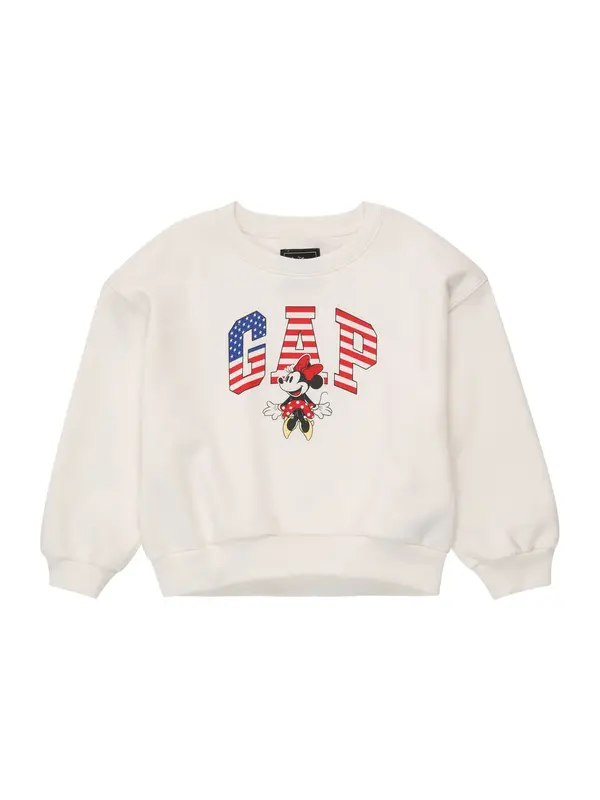 GAP GAP Sweater majica 'MICKEY AMERICANA'  bež / morsko plava / crvena / bijela