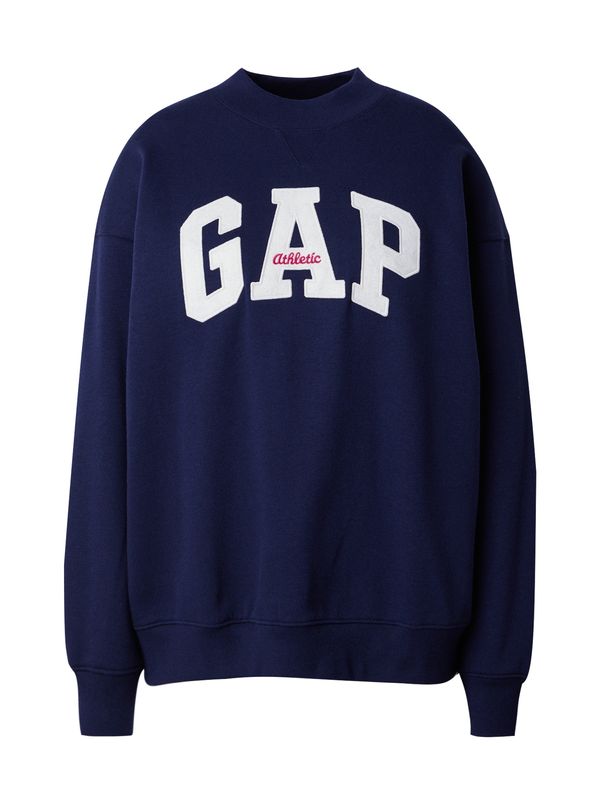 GAP GAP Sweater majica  mornarsko plava / magenta / bijela