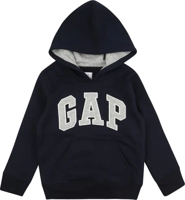 GAP GAP Sweater majica  mornarsko plava / siva melange / bijela