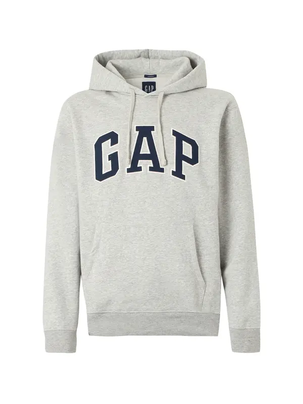 GAP GAP Sweater majica  mornarsko plava / siva melange / bijela