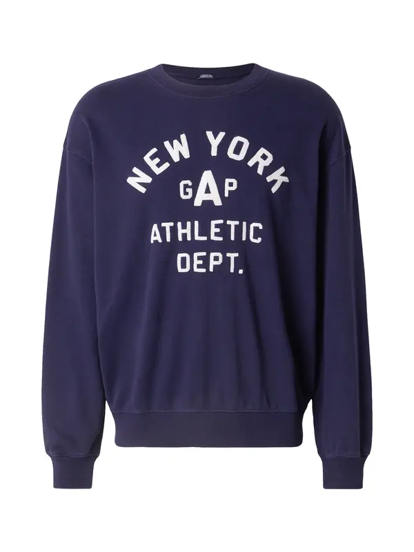 GAP GAP Sweater majica  morsko plava / bijela