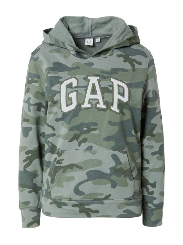 GAP GAP Sweater majica 'NOVELTY FILL'  zelena / miks boja