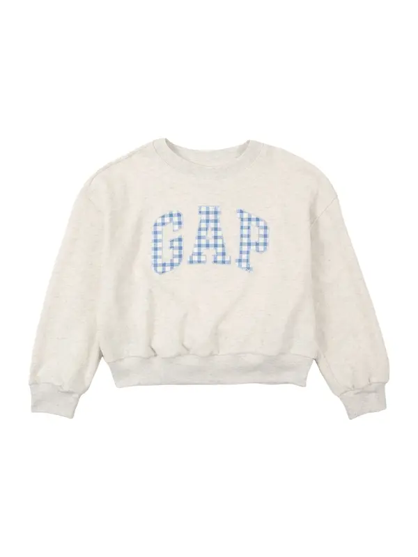 GAP GAP Sweater majica  plava / siva melange / bijela