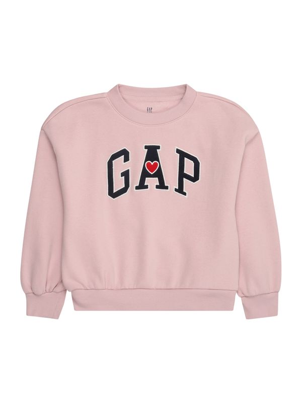 GAP GAP Sweater majica  prljavo roza / crvena / crna / bijela