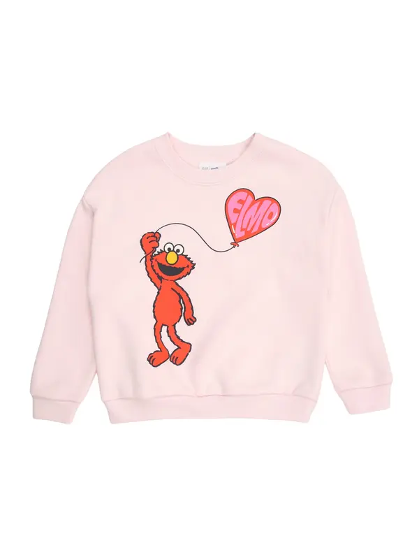 GAP GAP Sweater majica  roza / svijetloroza / crvena / crna