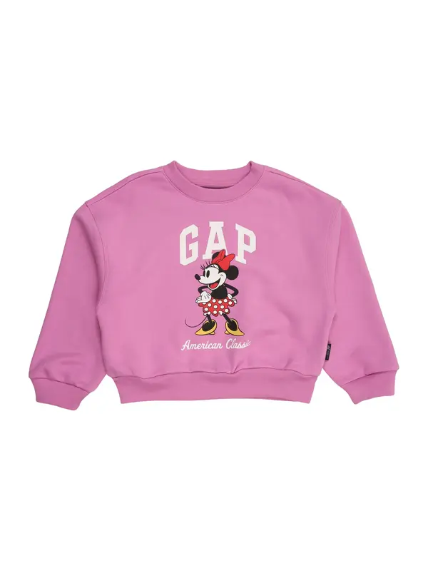 GAP GAP Sweater majica  ružičasto crvena / crvena / crna / bijela