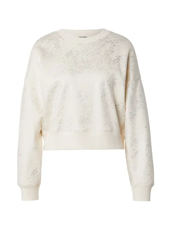 GAP GAP Sweater majica  siva / bijela