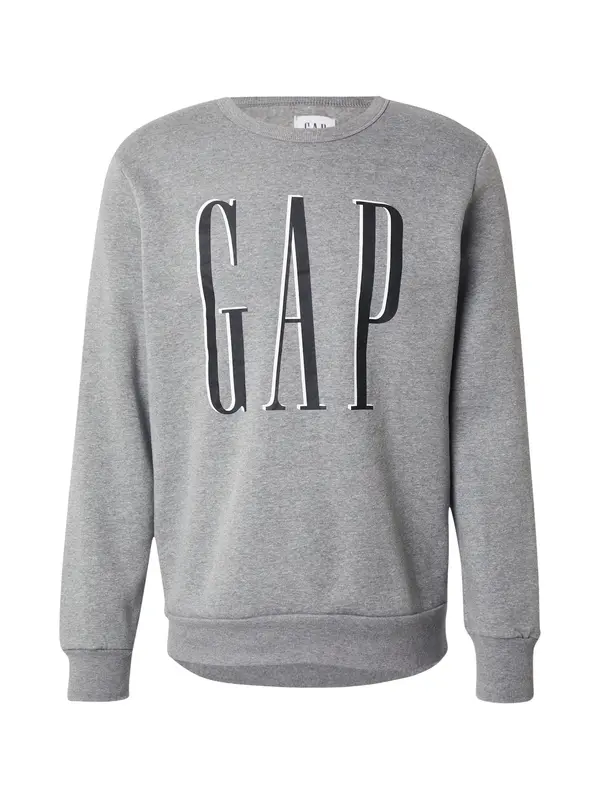 GAP GAP Sweater majica  siva / crna / bijela