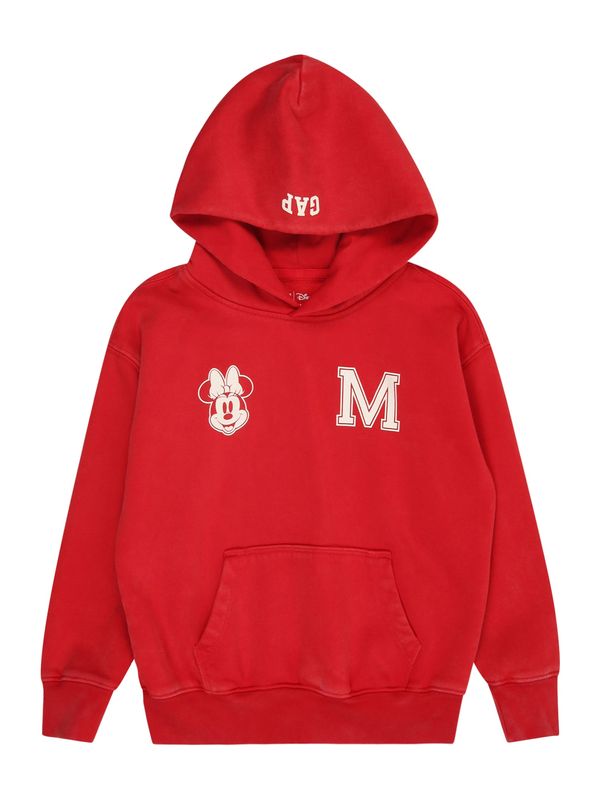 GAP GAP Sweater majica  svijetlo crvena / bijela