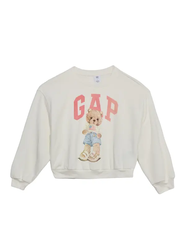 GAP GAP Sweater majica  svijetlobež / moka smeđa / svijetloroza / bijela
