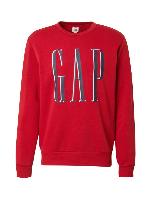 GAP GAP Sweater majica  tamno plava / krvavo crvena / prljavo bijela
