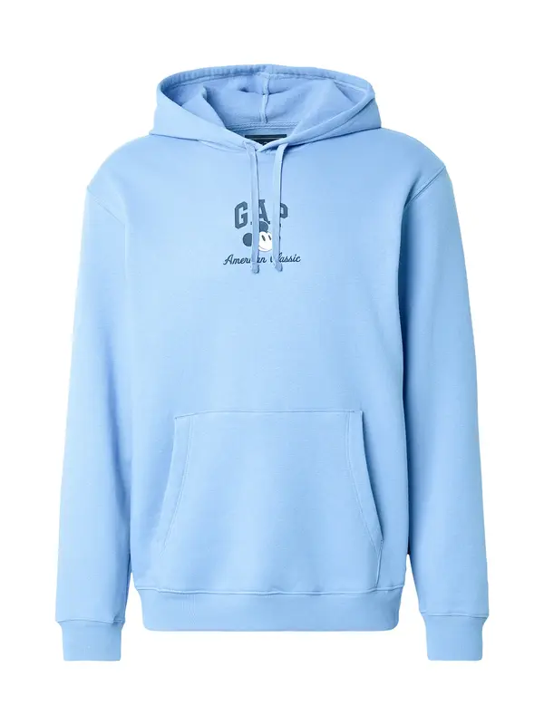 GAP GAP Sweater majica 'V-DISLOGO DISNEY X GAP'  noćno plava / svijetloplava / crvena / bijela