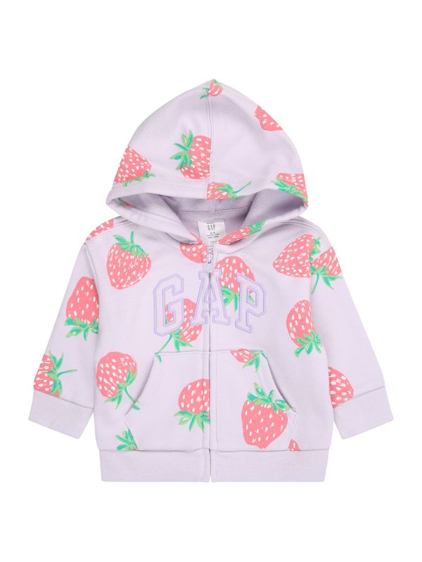 GAP GAP Sweater majica  zelena / ljubičasta / crvena